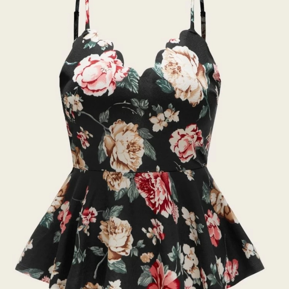 Shein Floral Top